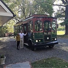 fall fundraiser trolley to the manor of hope in phoenixville pa